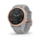 FENIX 6S SAPPHIRE Grau/Rosegold Saphirglas mit QUICKFIT-Silikon-Armband 20mm Grau