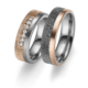 Tantalum Partnerringe TA-23 und TA-24 jetzt online entdecken. Trauringe in Tantal 999 und 585 Rotgold, komplett in Handarbeit hergestellt. Damenring mit 7 Diamanten im Brillantschliff. Juwelier Winkler Landeck Tirol.